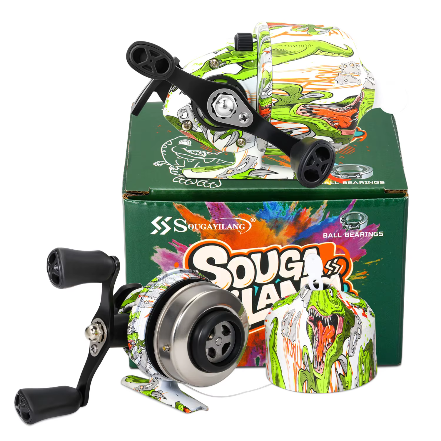 Carrete de Casting Sougayilang 3.9:1 – Aluminio para Black Bass - imagen 5