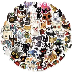Pegatinas Graffiti Góticos Gatos Dibujo Animado – Diseño ImpermeableDIY