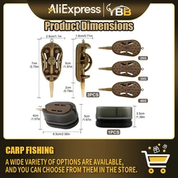 Alimentadores en línea con plomada cambio rápido para carpas fondo