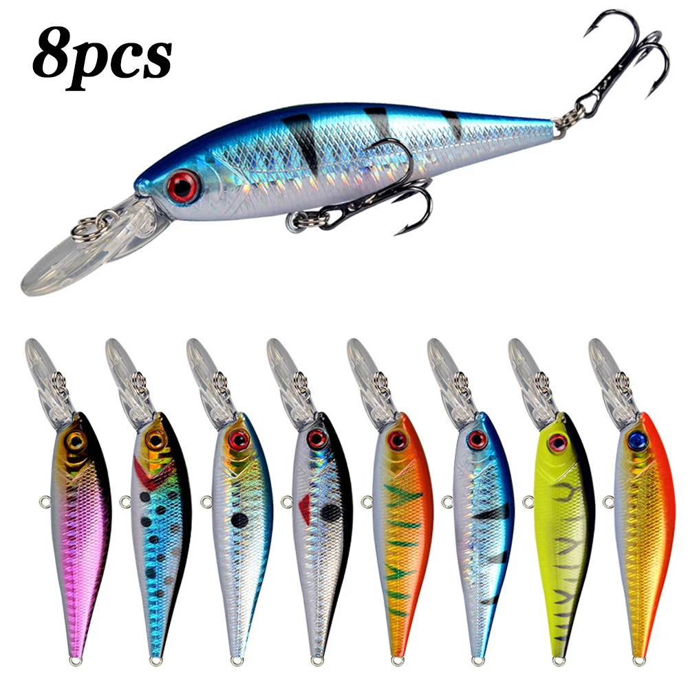 Señuelo Minnow flotante en colores naturales