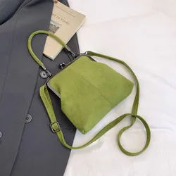 Bolso bandolera vintage azul marino para mujer, estilo diseñador