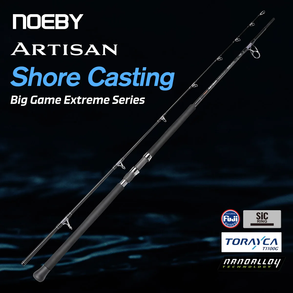 NOEBY Shore Casting caña surfcasting Fuji SIC Torayca T1100