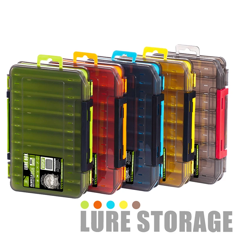 Caja de aparejos compacta doble cara impermeable para pesca - imagen 4