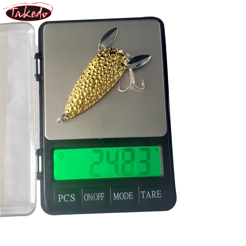 Cuchara de pesca TAKEDO SP03 25g – Ideal para curricán y spinning - imagen 3