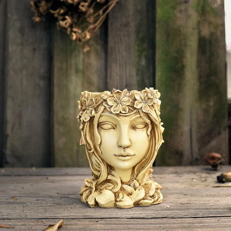 Detalle del contenedor decorativo