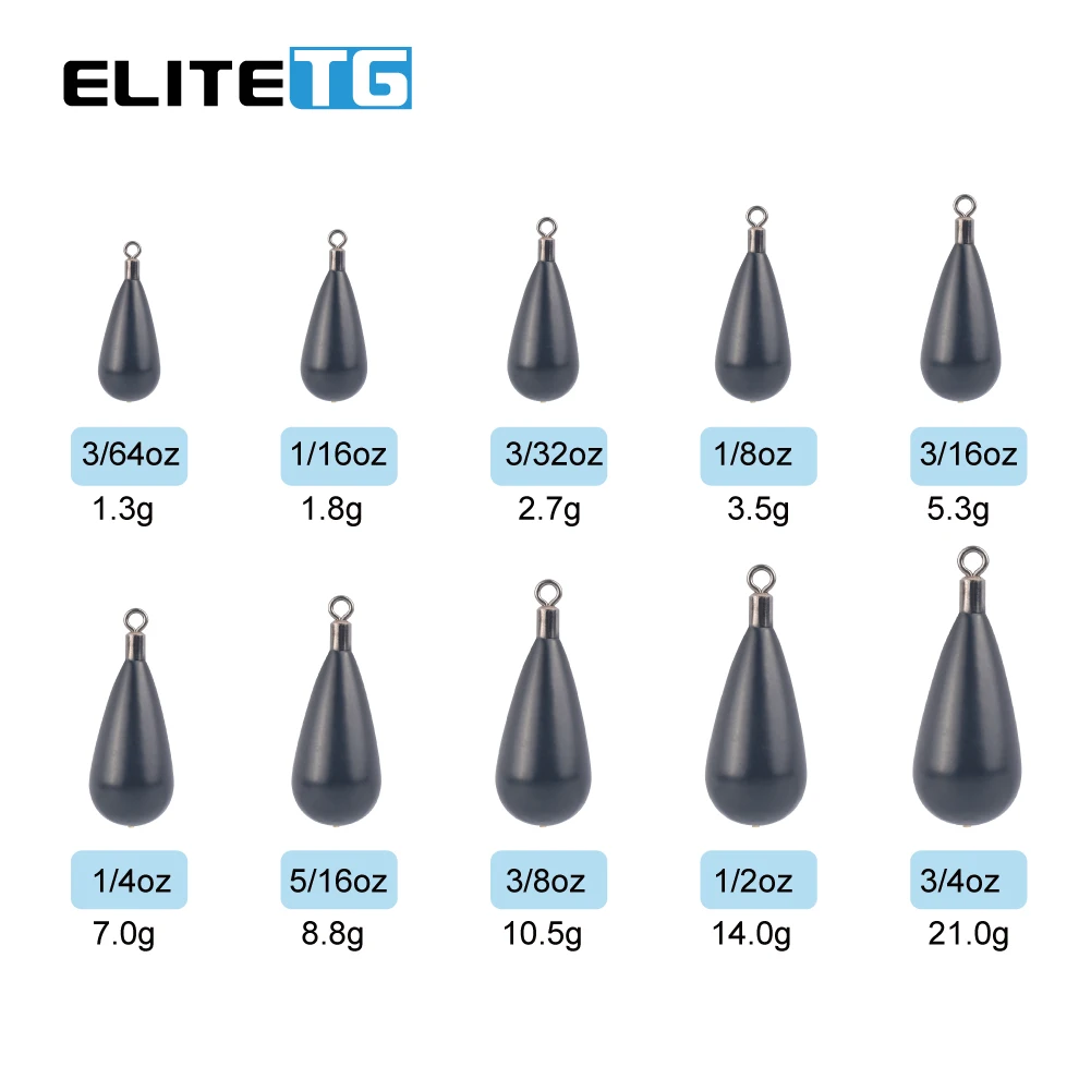 Plomos de Tungsteno Drop Shot para Lubina – Kit montaje - imagen 5
