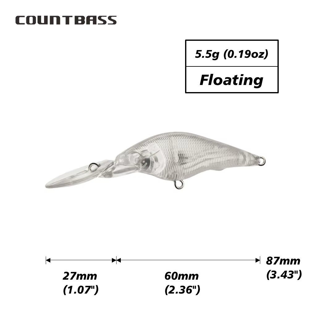 Countbass Crankbait Flotante Shad 60mm - Señuelo para lucio eficaz - imagen 3