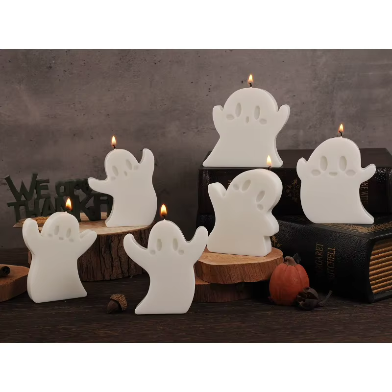 Moldes Silicona Fantasma Halloween para Velas Aromáticas - imagen 3