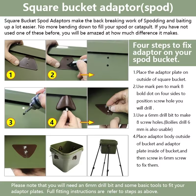 Accesorios para pesca de carpa: boilies, pellets y adaptador spod - imagen 5