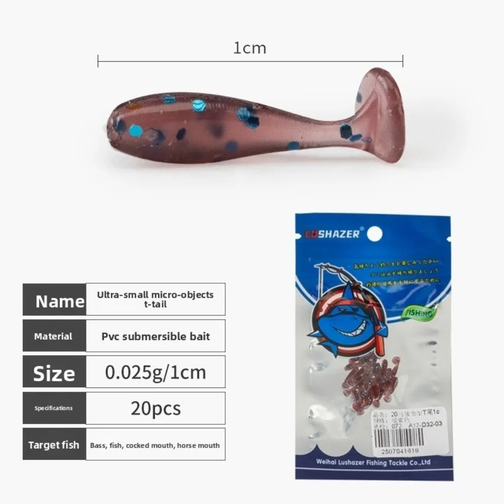Señuelos de silicona con cola en T jig para pesca exterior - imagen 5