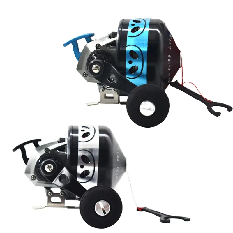 Carrete Tirachinas BL50 – Metal cerrado basculante reversible