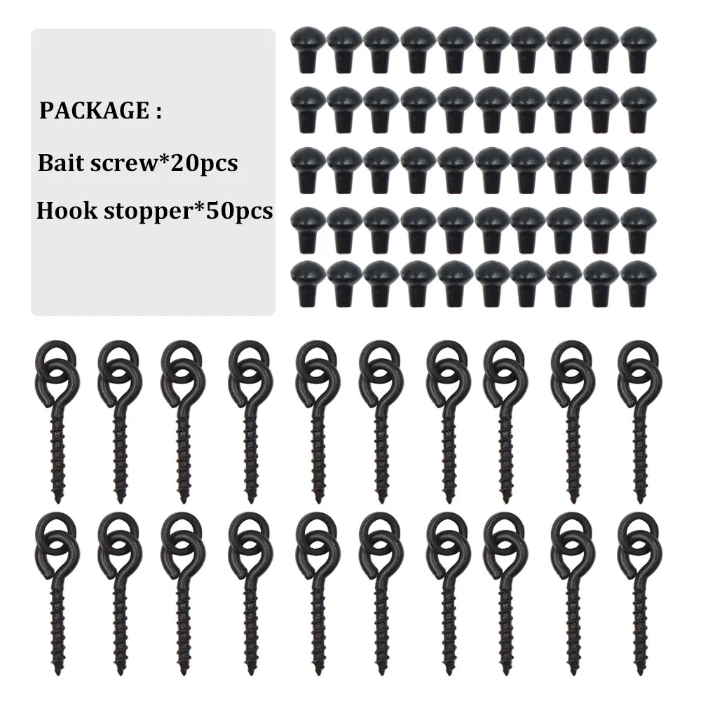 Kit Ronnie Rig para carpa: tornillos boilie, anzuelo con cuentas - imagen 4