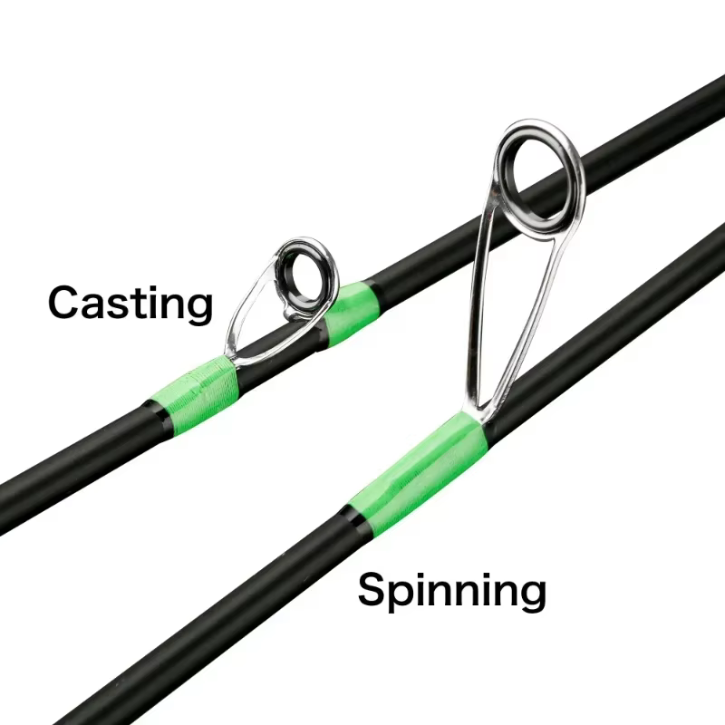 Caña spinning ultraligera carbono 2-8g – Giratoria UL para señuelo - imagen 4