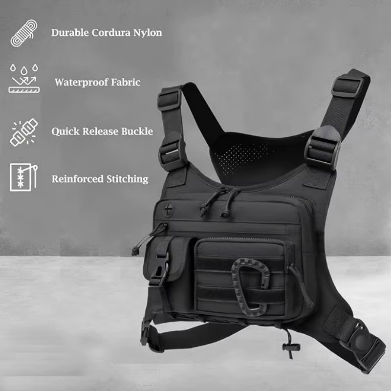 Chaleco táctico multifuncional hombre caza camping viajes - imagen 4