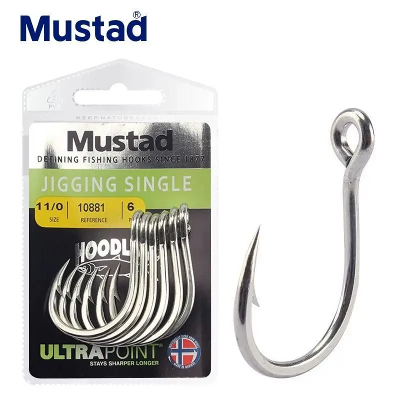 Anzuelos Mustad 10881 para pesca en aguas profundas