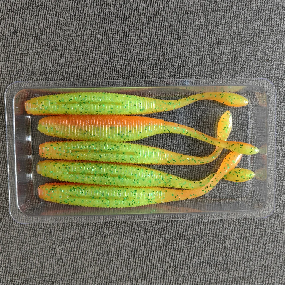 Mukun Señuelo Blando Cola Recta – Ideal para Pesca en Agua Salada - imagen 2