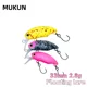 MUKUN Mini Crankbait señuelo flujo para perca y trucha