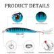 Jerkbait Minnow ABS con ojos 3D para lucio y lubina – mar - imagen 3