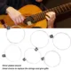 Cuerdas de guitarra clásica de nailon plateado con núcleo de filamento - imagen 2