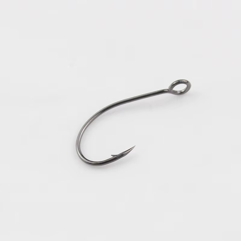 Anzuelo Trucha Chub Ojo Grande Acero Carbono Níquel Punta Afilada - imagen 3