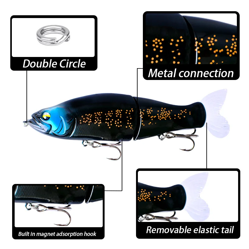 Señuelo Swimbait de hundimiento para spinning, para carpa - imagen 2