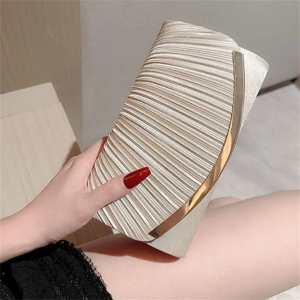 Bolso de Noche de Lujo con Cadena y Brillantina para Banquetes - imagen 2