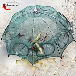 Red de Fundición Hexagonal Automática - Trampa para peces y cangrejos