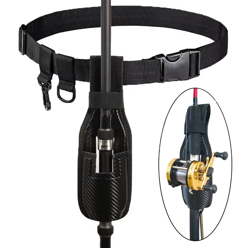 Soporte de caña portátil con cintura ajustable para pesca - imagen 3