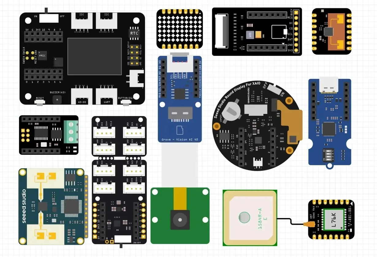 Placa Original XIAO MG24/MG24 Sense