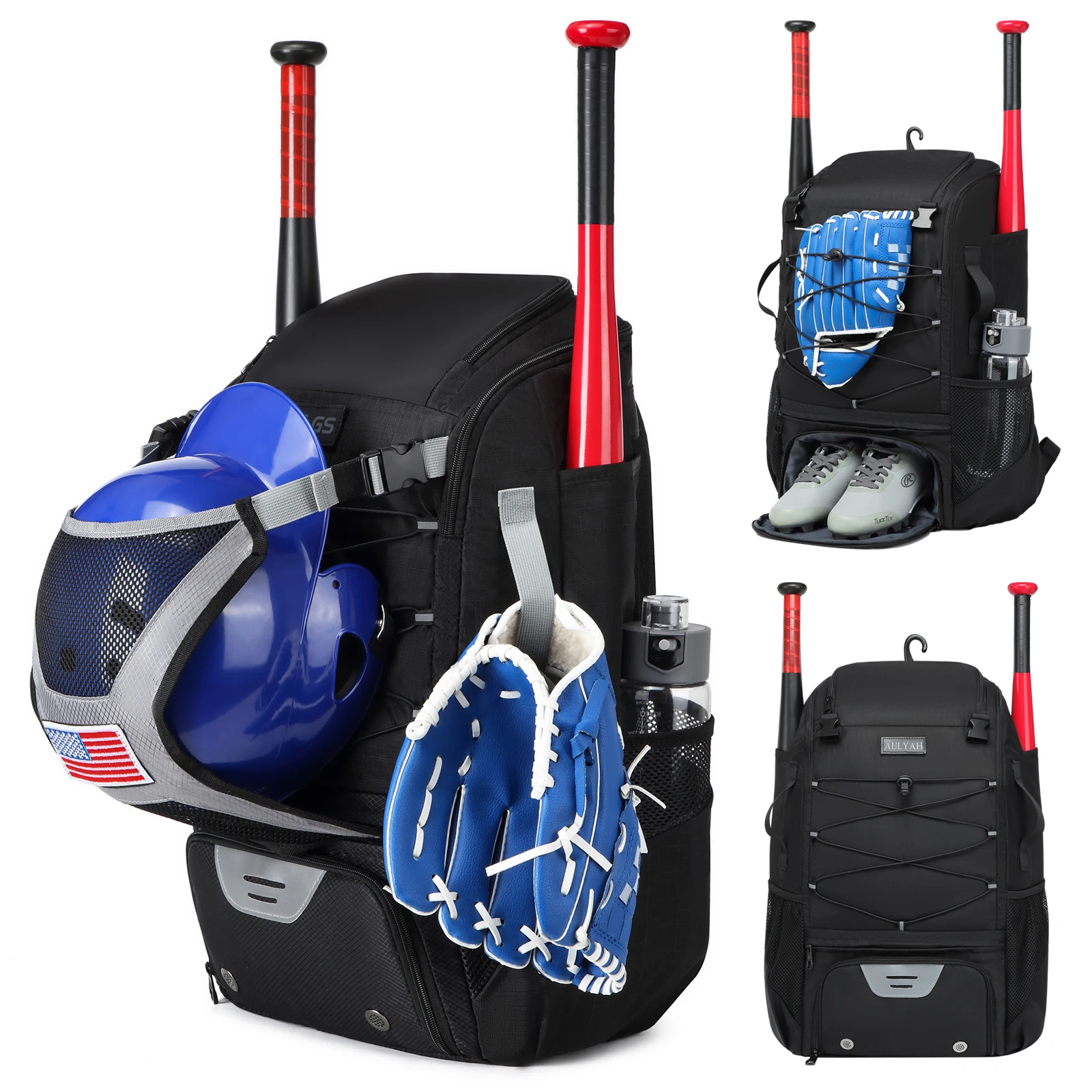 Mochila de béisbol y sóftbol con compartimento para calzado - imagen 5