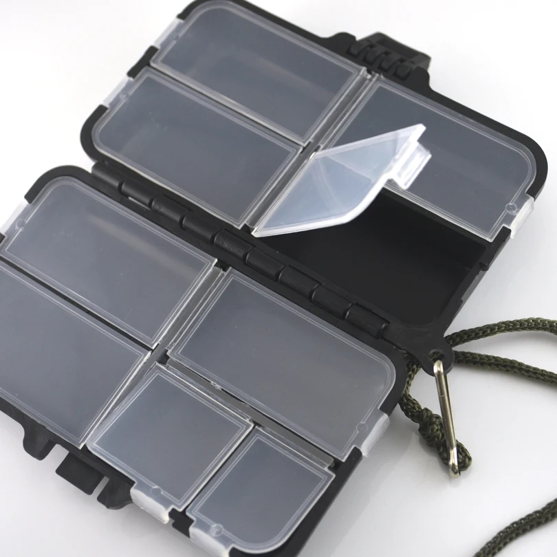 Caja de pesca 9 compartimentos MNFT con ganchos Popper Spinner - imagen 3