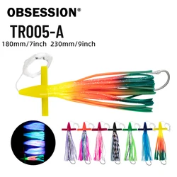 Obsession TR005-A Señuelo de calamar biónico con brillo UV