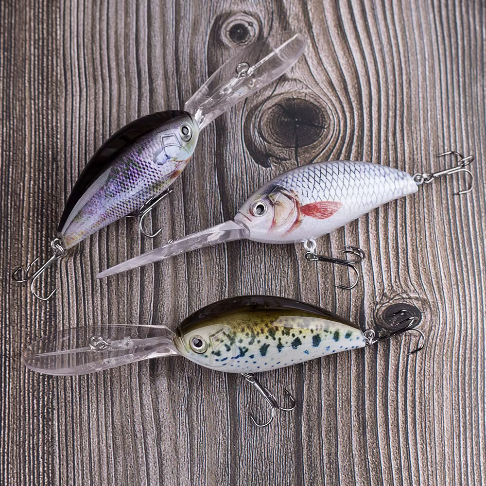 CCLTBA Crankbait para lubina – Señuelo buceador efectivo - imagen 2
