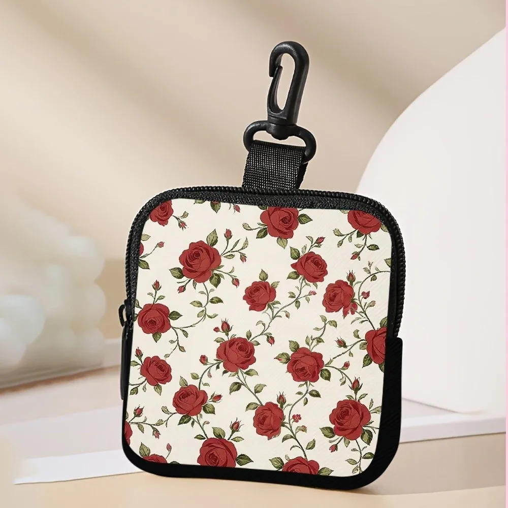 Monedero pequeño de PVC impermeable con cierre portátil