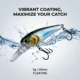 Crankbait flotante de plástico duro para lucio – mini señuelo - imagen 5