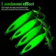 Cuchara Jigging de hundimiento rápido con plantilla de metal luminosa - imagen 4