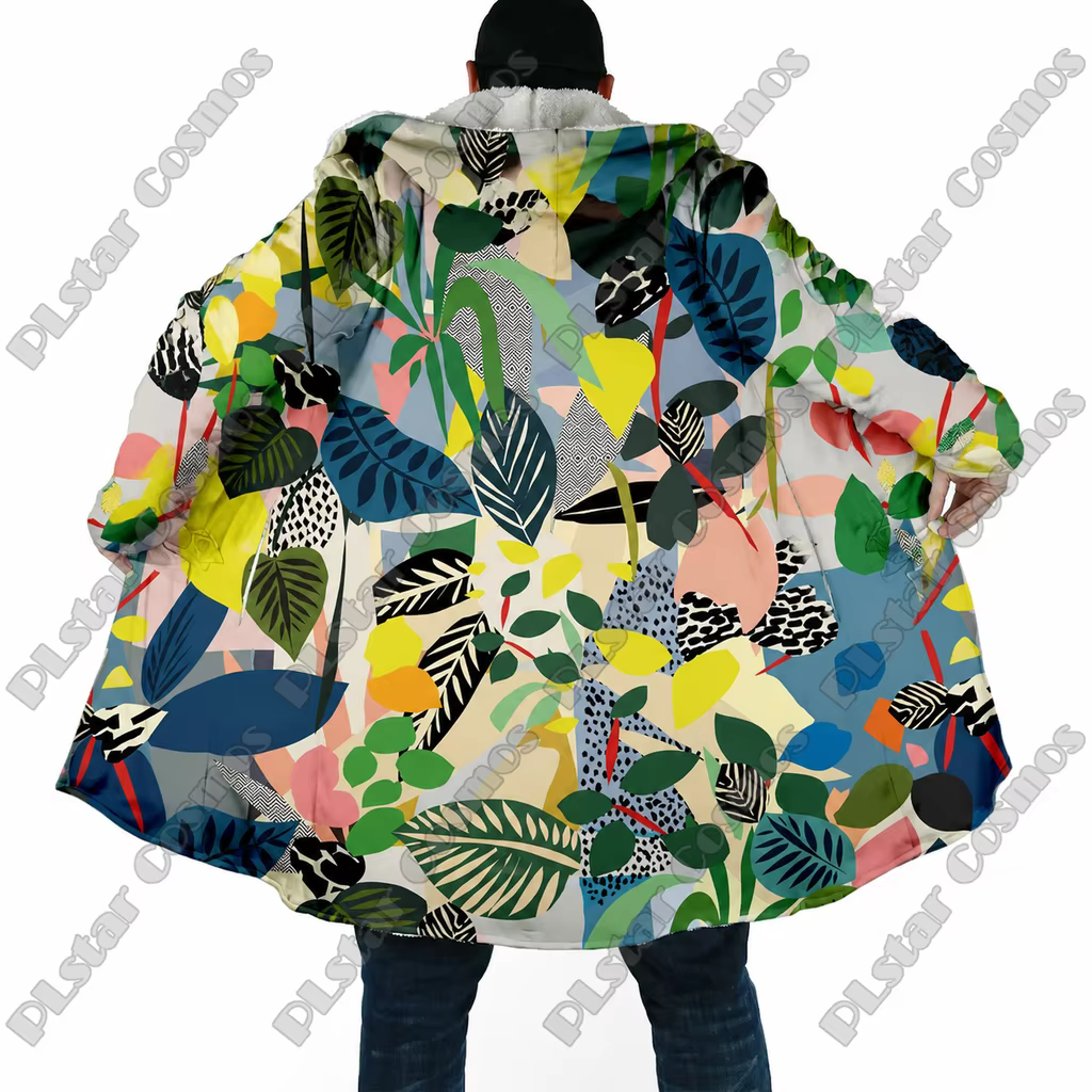 AZ-02 Chaqueta polar de pesca con capucha – Abrigo unisex de invierno - imagen 2