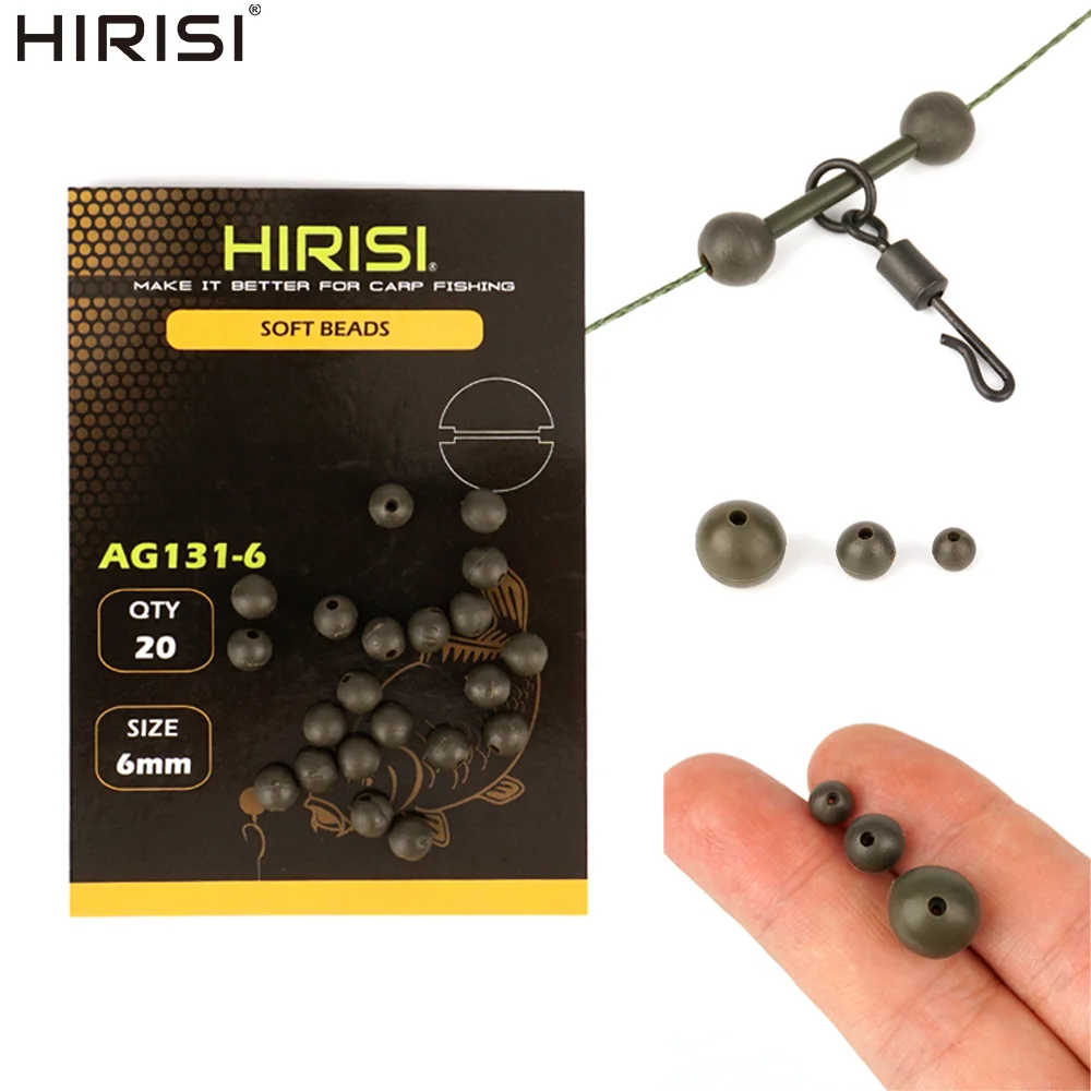 Cuentas de goma de choque para carpa HIrisi anticolisión - imagen 3