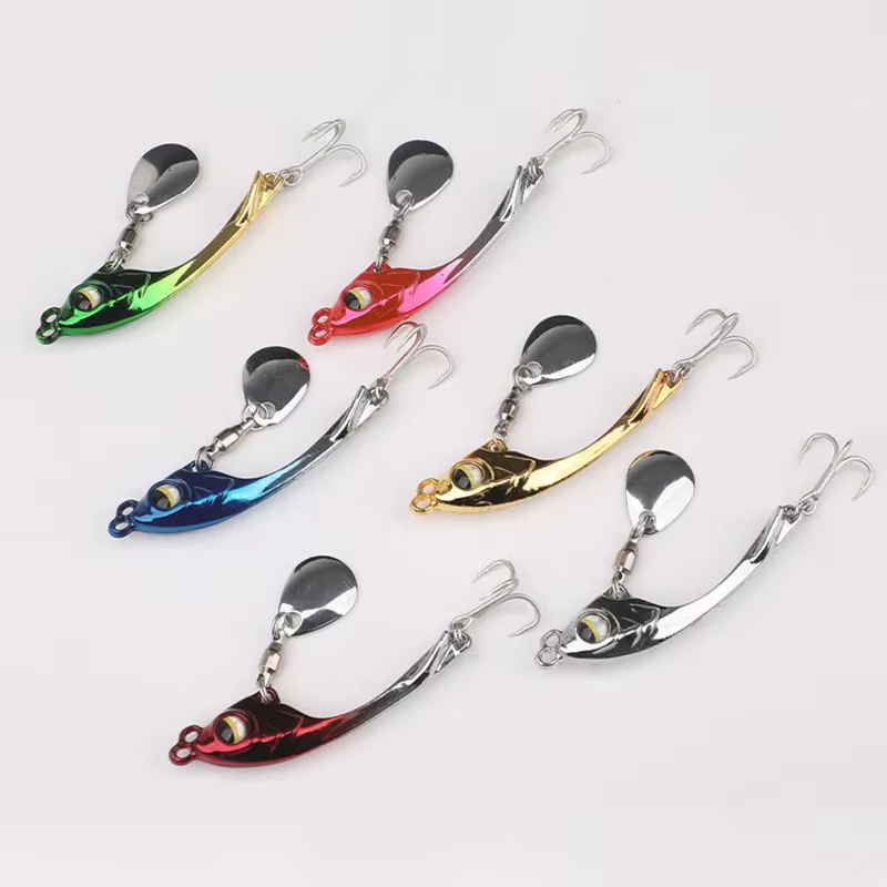 OUTKIT VIB Tremor Spinner – Señuelo minnow metálico para trucha - imagen 2