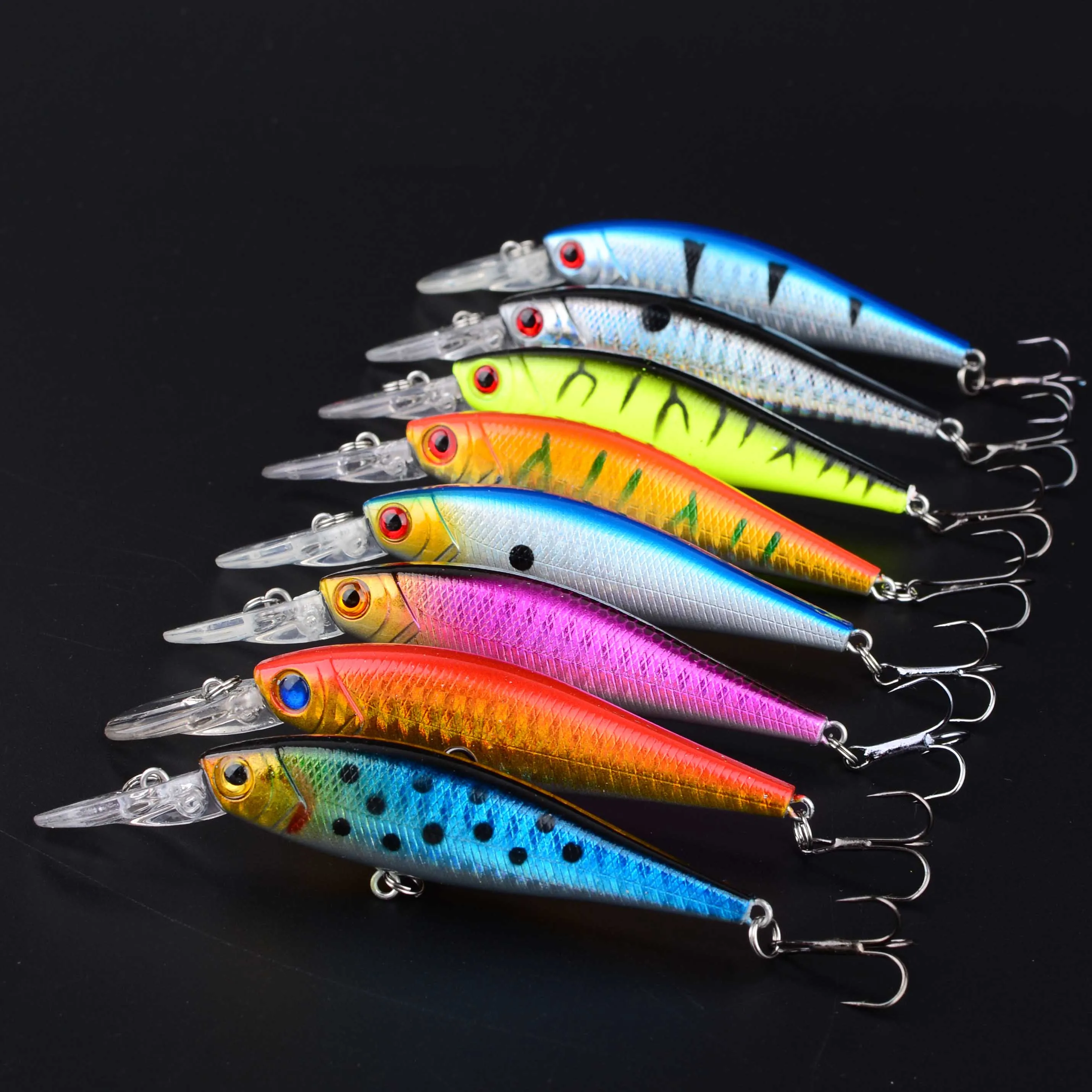 Wobbler Minnow cebo duro para carpa y lubina