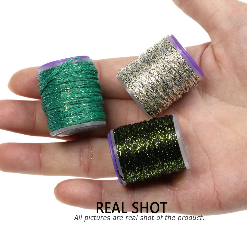 Bimoo-FlashTinsel Mylar holográfico – Ninfas y streamers - imagen 3