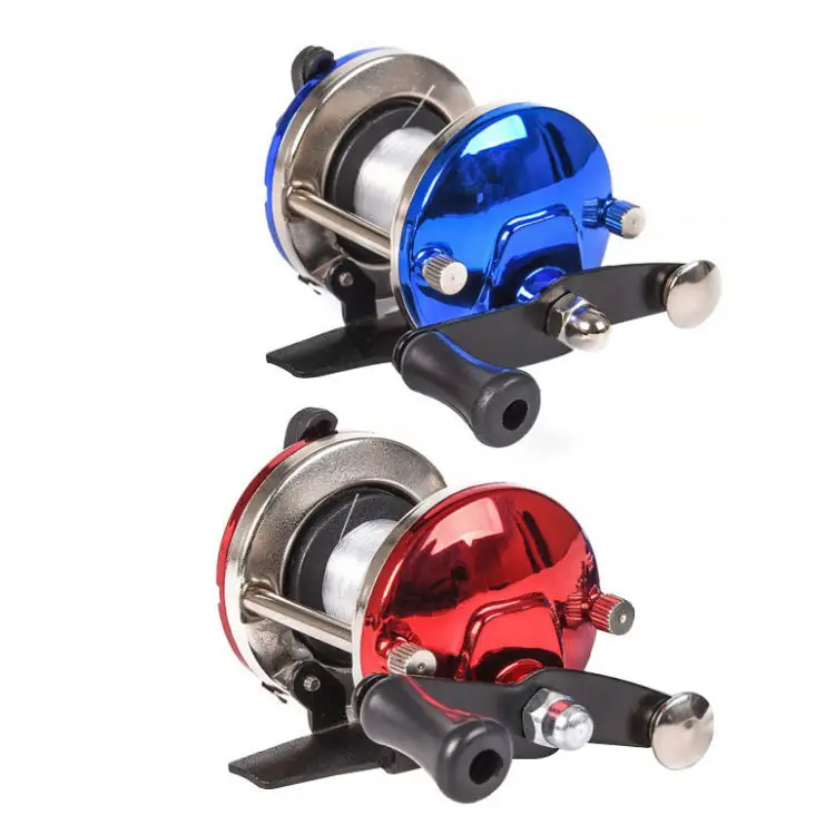 WEIHE1PC Carrete de pesca en hielo con arrastre y Bait Runner - imagen 5