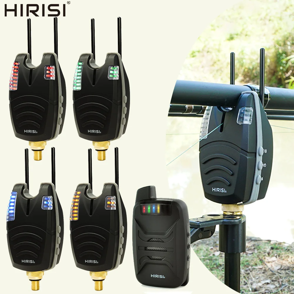 Alarmas de pesca para carpa Hirisi B1230 LED y sonido - imagen 5