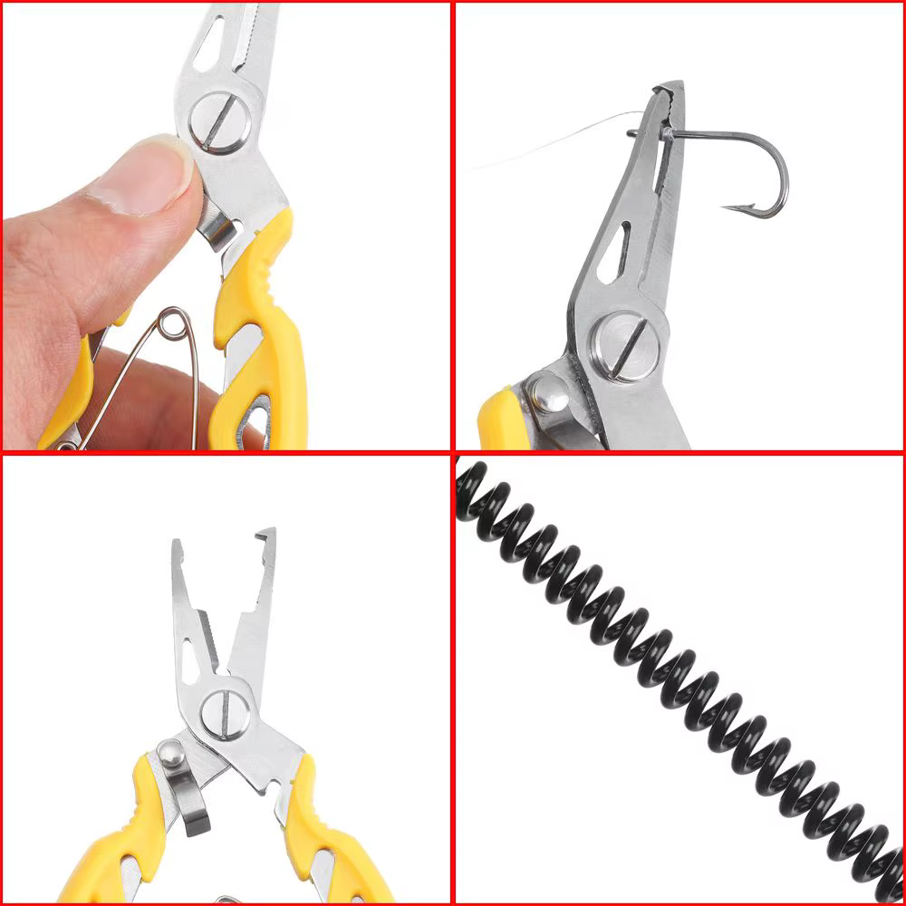 Kit pesca multifunción con tijera acero inox y removedor anzuelos - imagen 3