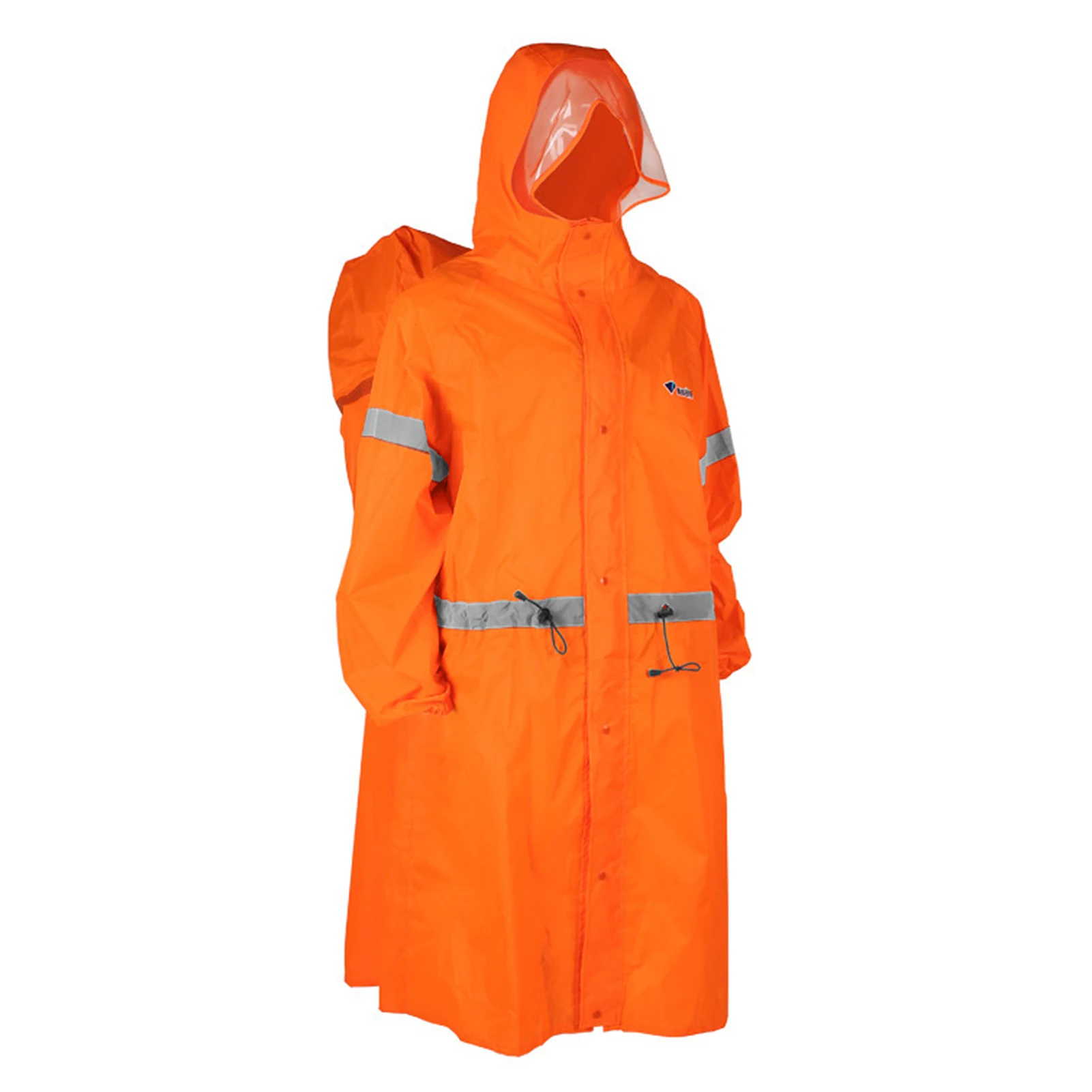 Poncho impermeable reflectante para moto y senderismo