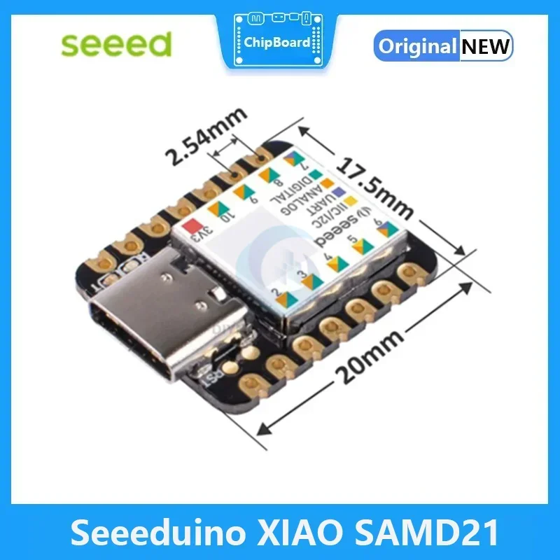 Seeeduino XIAO SAMD21 interfaz SPI I2C para Arduino IDE Tipo C - imagen 2