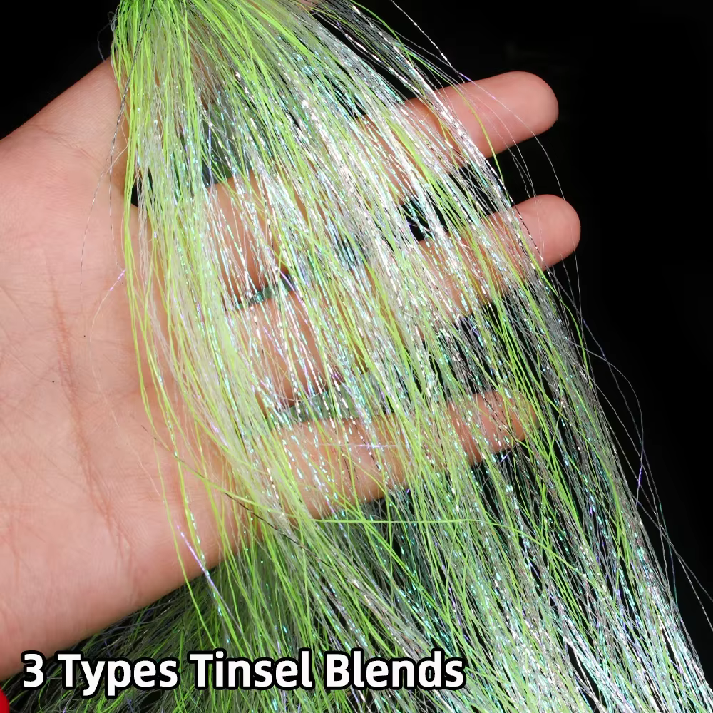 Wifreo Mylar luminoso – Hebras de oropel para atado de moscas Streamer - imagen 2