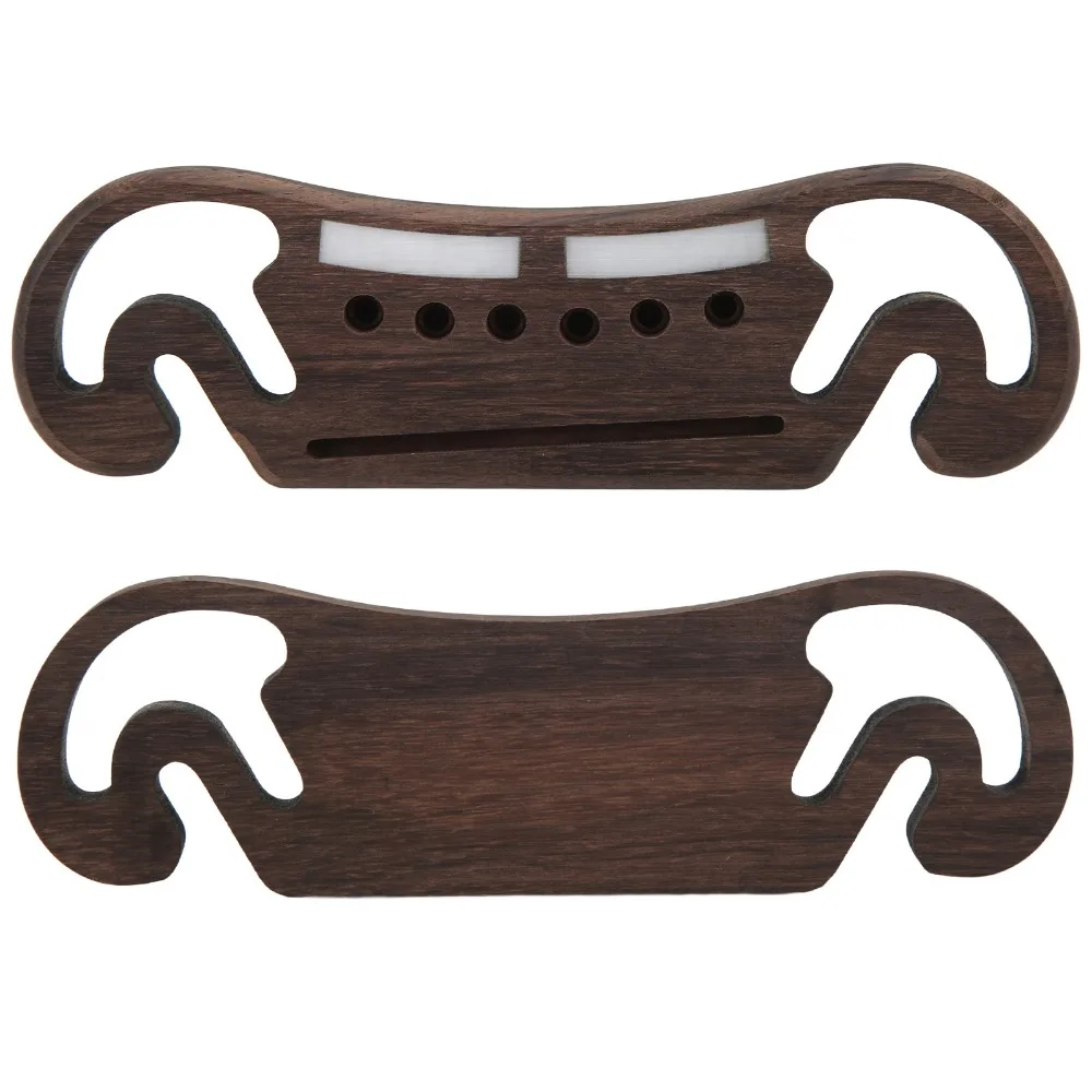 Puente de guitarra acústica palisandro de precisión – fácil montaje - imagen 5