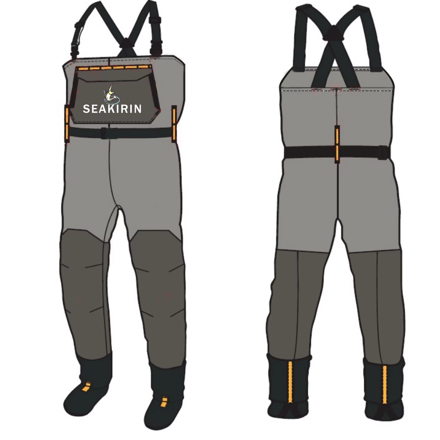 Botas de neopreno impermeables con protector grava para pesca - imagen 2