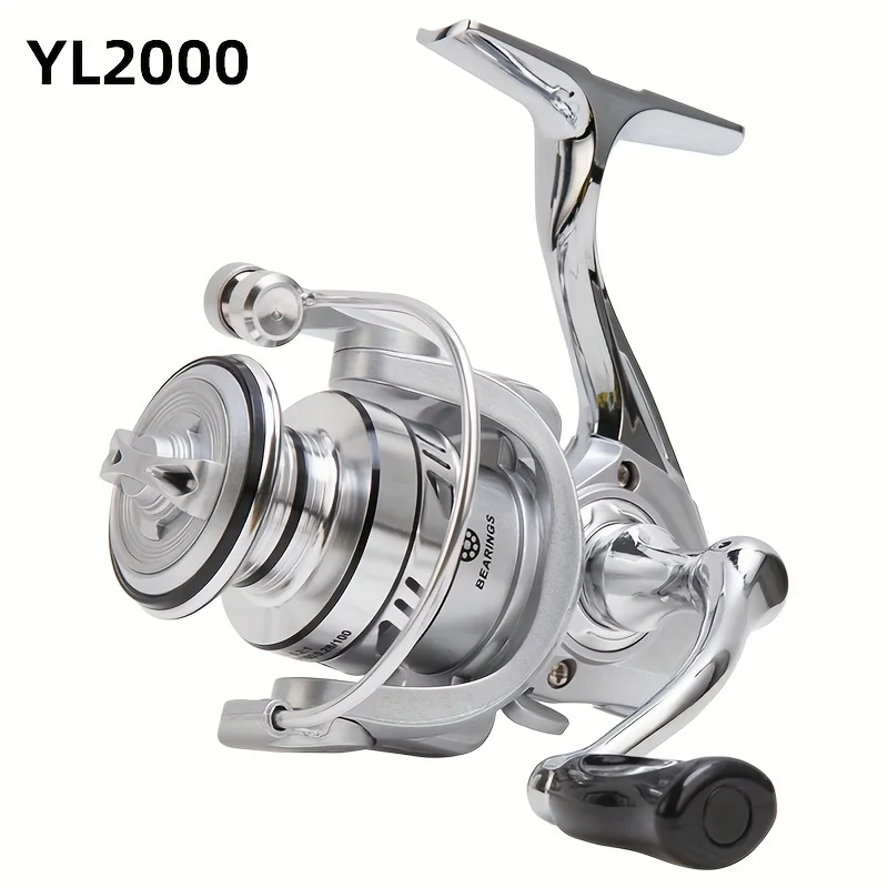 Carrete de pesca GLS Baitcasting metálico para agua salada - imagen 5